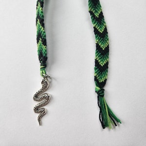 Snake Charm Flat Knotted Bookmark