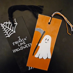 Halloween Little Ghostie Imperfect Bookmark Two pack