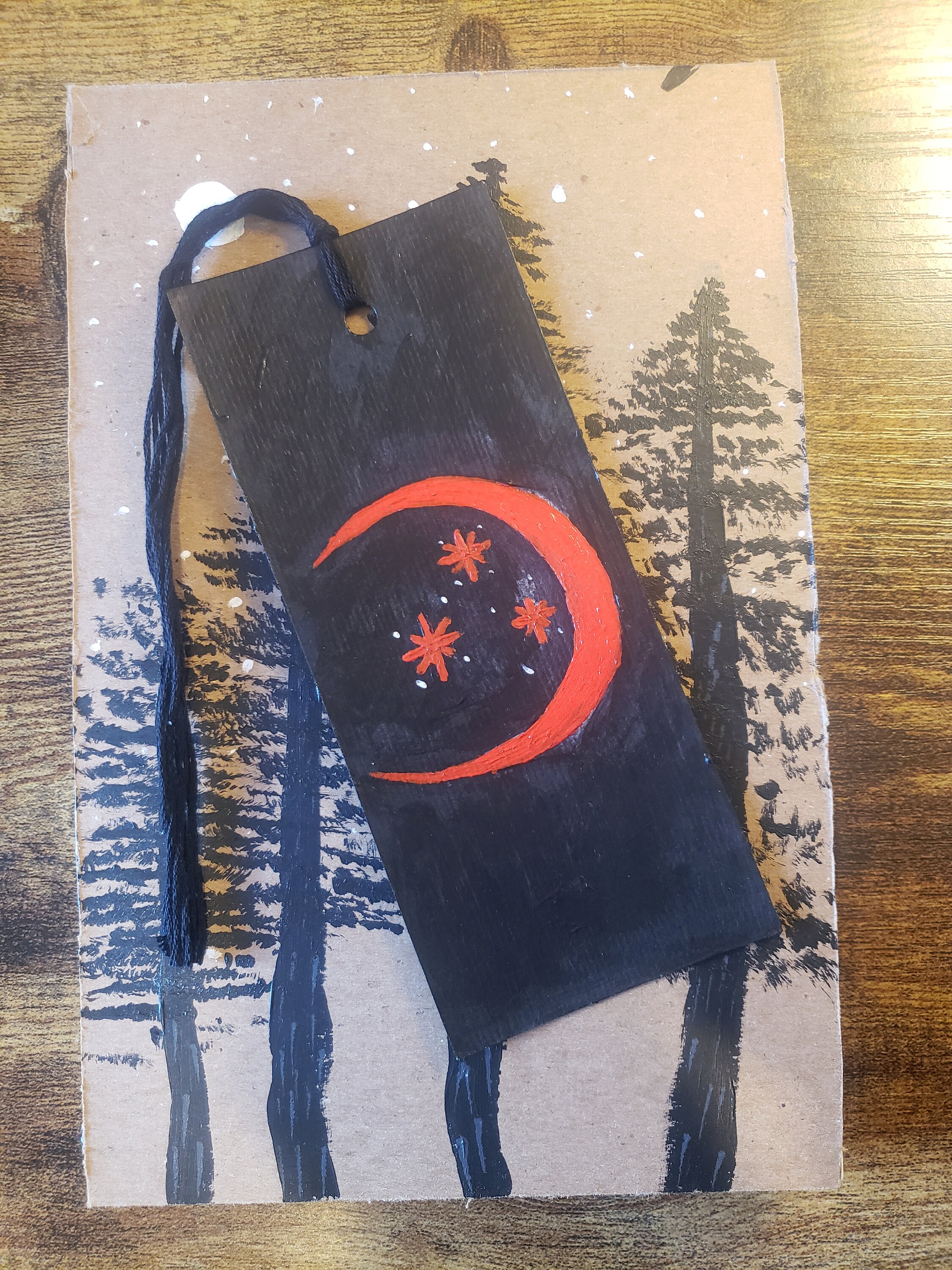 Blood Moon Imperfect Bookmark