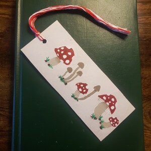 Mushroom Imperfect Bookmark