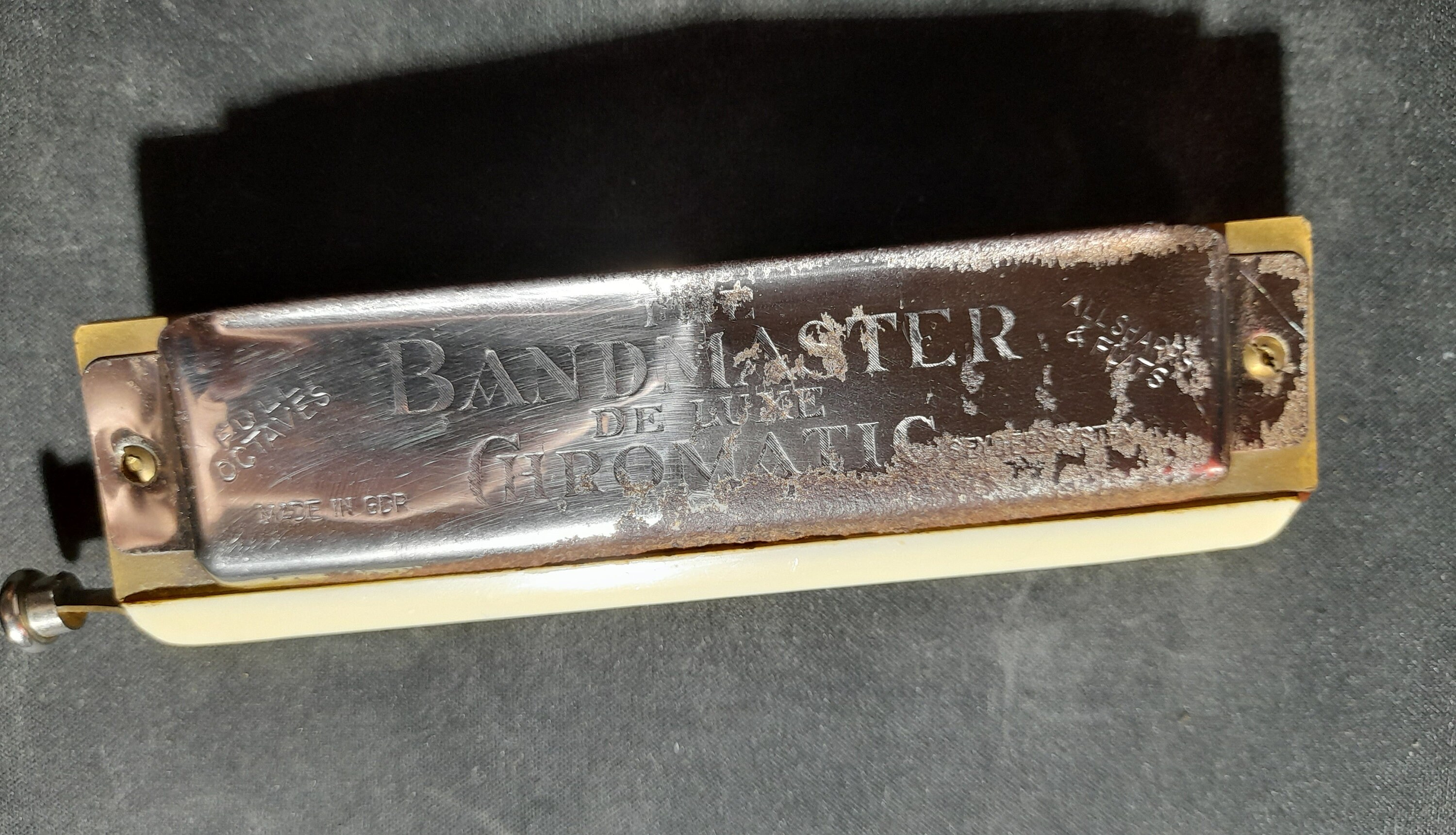 Vintage Bandmaster De Luxe Chromatic Harmonica Made in Etsy