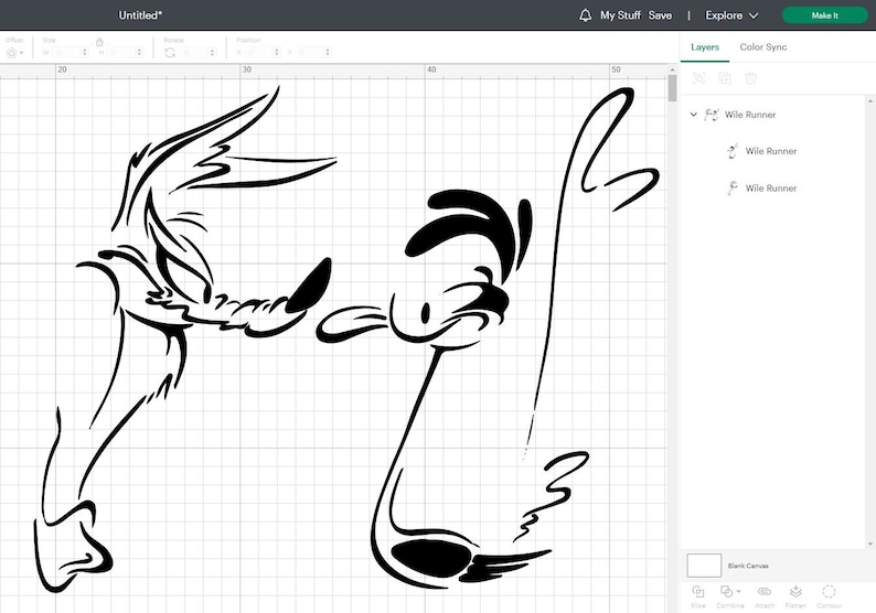 Puede incluir: Ilustraci&oacute;n en blanco y negro de l&iacute;nea de arte de Wile E. Coyote y el Correcaminos. Wile E. Coyote est&aacute; a la izquierda y el Correcaminos est&aacute; a la derecha. El Correcaminos est&aacute; mirando a Wile E. Coyote con una expresi&oacute;n traviesa.
