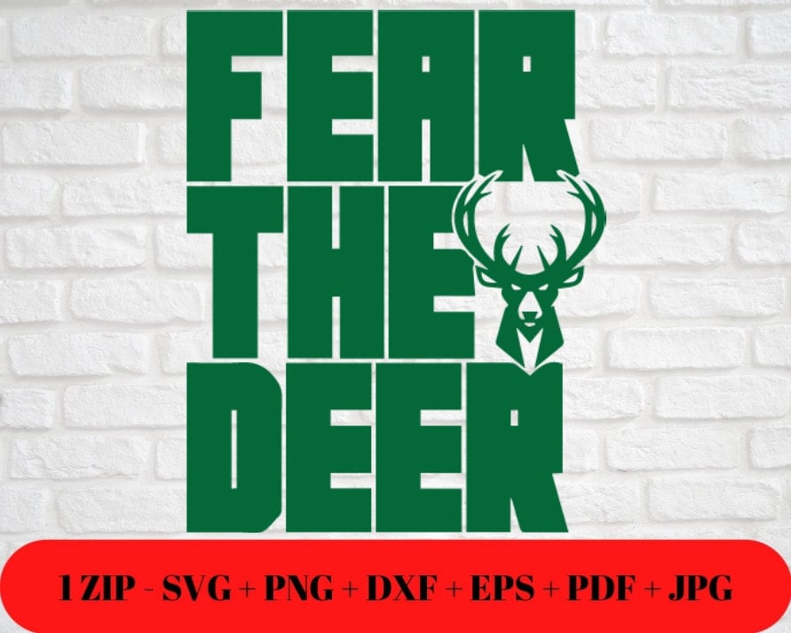 Fear The Deer SVG, Deer SVG, Funny Deer SVG, Animal SVG - SVG