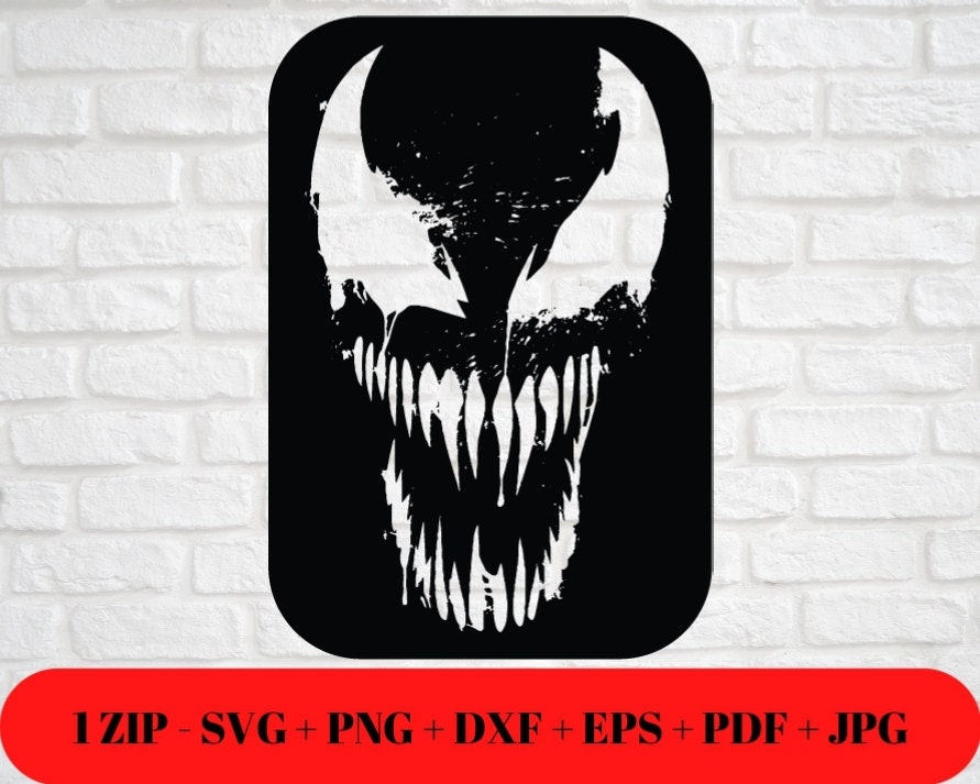 ★MARVELCOLLECTION★ Small Planet Venom Face Big Silhouette PCS Collectibles Marvel Gamerverse Classics Venom 1/10 Scale