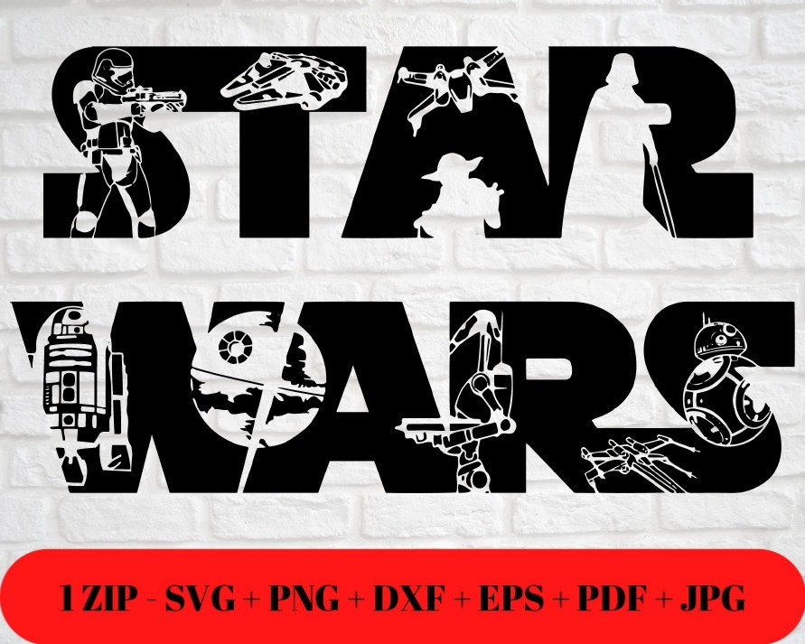 Star Wars Logos Silhouette Engraved Madison Decanter