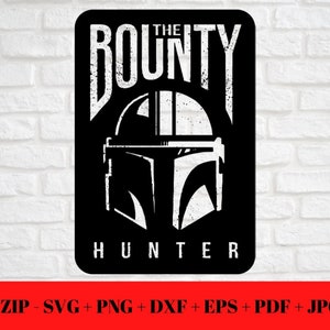Mando Mandalorian SVG PNG JPG | Kopfgeldjäger dxf eps pdf | Silhouette Schnittdatei | Schnitt Freundlich Star Wars Sofortiger digitaler Download Cricut