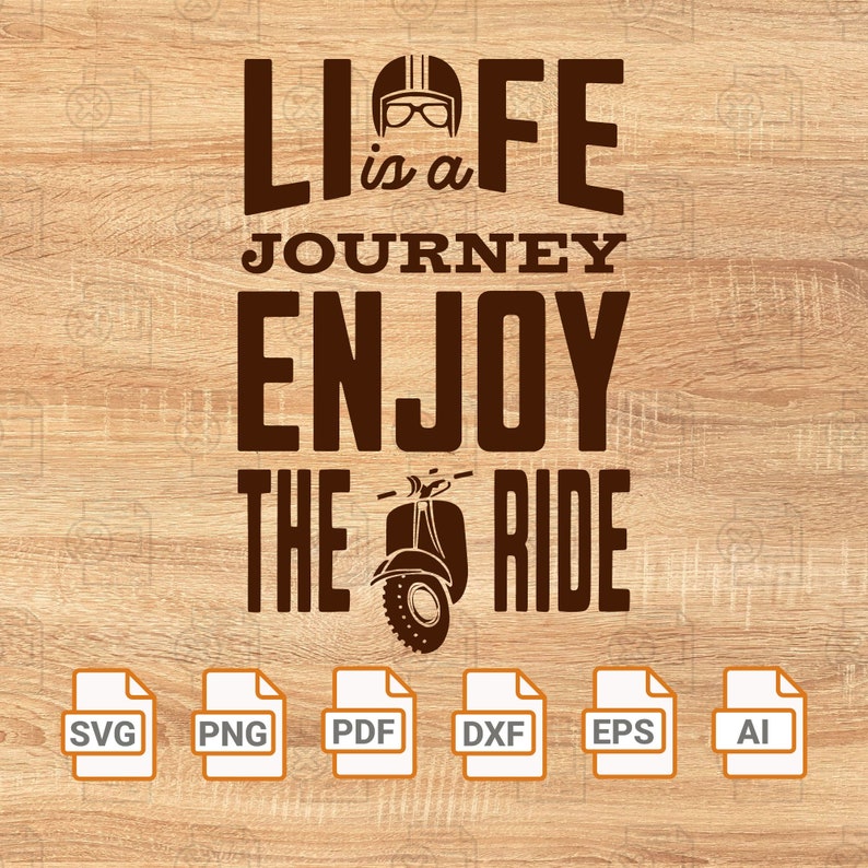 Life is a Journey Enjoy the Ride Svg| Ciao Bella Svg| Cute Italian ...