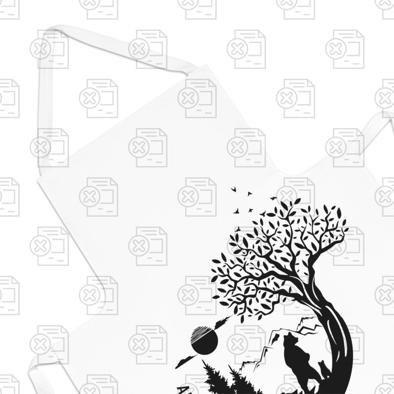 Mama Bear Svg, Bear Moon Svg, Vinyl Design PNG SVG, Hand Drawn, Cricut