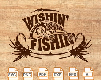 Wishin' I Was Fishin' PNG: Sublimazione della pesca al black bass (file digitali)