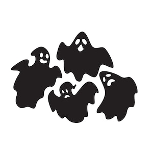 Halloween Ghosts Decal for Window, Car or Wall, Halloween decal stickers, Halloween car decal, Spooky Decals
