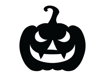 Halloween Pumpkin Decal for Window, Car or Wall, Halloween decal stickers, Halloween car decal, Spooky Decals