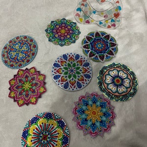 Blinged cup coasters