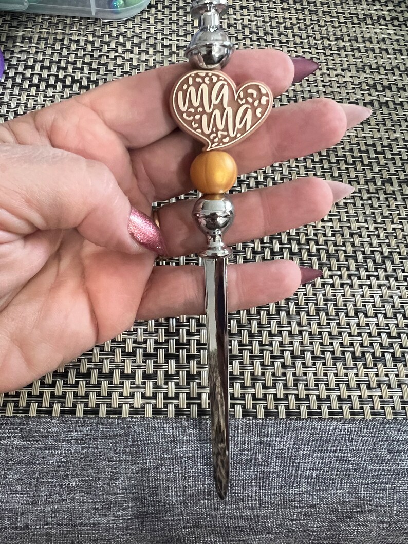 Beaded Wine Stopper Letter Opener Bottle Opener Etsy