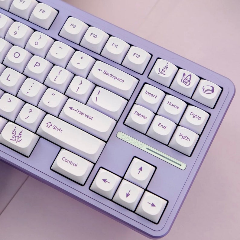 Pastel Lilac Keycap Set for Mechanical Keyboard 148 PBT Key Etsy