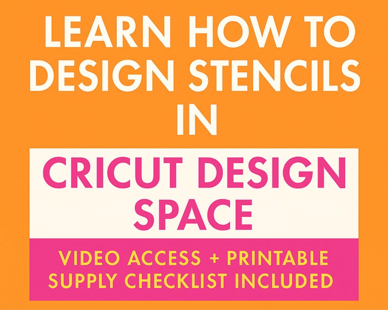 Cricut Design Space-handledning för nybörjare | Lär dig att göra schabloner | Checklista för dörrmattor ingår bild 1