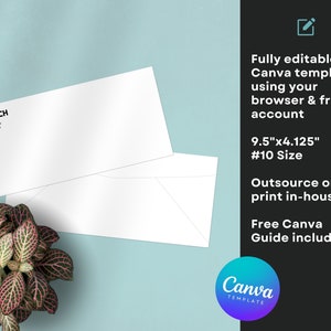 Church Envelope Editable Canva Template, #10 Stationery Envelope, Church Template, Letterhead, Church Resources, Church Graphics CGC005