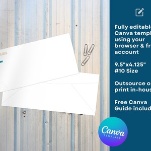 Church Envelope Editable Canva Template, #10 Stationery Envelope, Church Template, Letterhead, Church Resources, Church Graphics CGC004