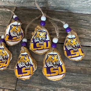 Oyster Ornament LSU Tigers Louisiana State University