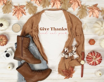 Give Thanks Shirt, Thanksgiving Shirt, Funny Thanksgiving Shirt, Thanksgiving Dinner, Thanksgiving T-shirt, Fall Shirt, Thanksgiving
