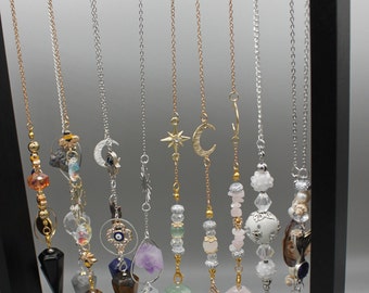 Customize Your Pendulum, Crystal Pendulum, Healing Dowsing Crystal Pendant, unique pendulum, dowsing tool, dowsing pendulum