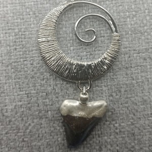 Fossilized Shark Tooth Necklace