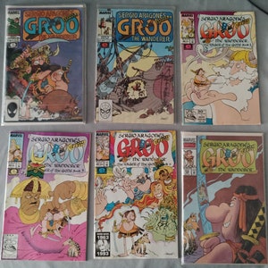 Groo The Wanderer Lot of 6 Comic Books #9 #76 #96 #98 #99 #102