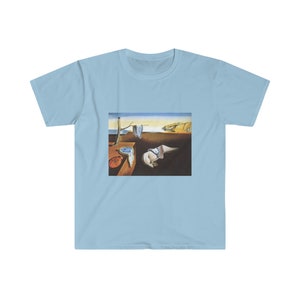 Salvador Dalí’s “The Persistence of Memory” Unisex Softstyle T-Shirt – Surreal Art Apparel