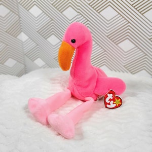 Pinky the Flamingo Beanie Baby (bird)