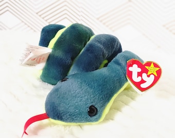 TY 1997 Hissy the Snake Beanie Baby - Etsy