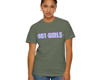 Hot Girls Against Trump Tee, Feminist Protest Political Activist Apparel