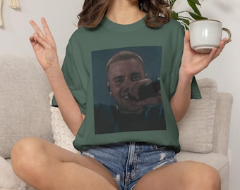 JB Microfoonportret T-shirt | Singer concertfoto T-shirt