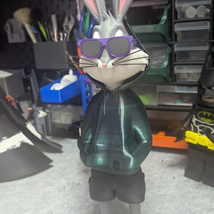 Bugs Bunny Looney Tunes 3D Printed