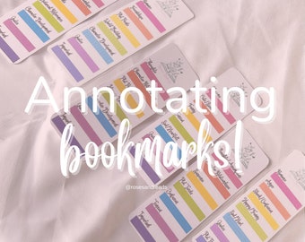 Annotating Bookmarks | Annotating Guide | Gifts for Bookworms