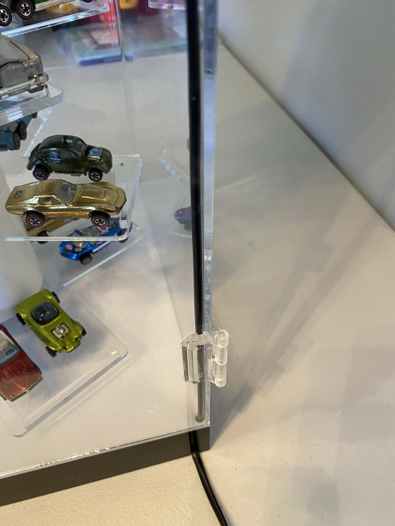 HOT WHEELS Rotating Display Case LED Lighted Holds 4060 Cars Etsy
