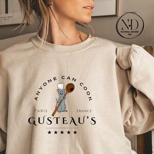Ratatouille Sweatshirt, Anyone Can Cook Sweatshirt, Disney Remy Shirt, Mouse Chef Shirt, Disneyworld Tee, Epcot shirt