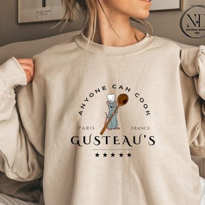 Ratatouille Sweatshirt, Remy Mouse Chef Shirt, Disneyworld Epcot Trip Tee image 1