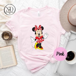 Vintage Minnie Mouse Portrait Shirt, Disneyworld Tee image 2