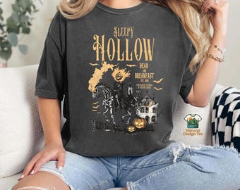 Comfort Colors Sleepy Hollow Halloween Shirt, Headless Horseman