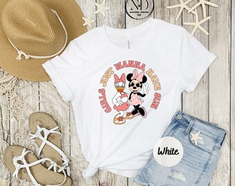 Disney Minnie Daisy Summer Shirt, Girls Just Wanna Have Sun, Disney Trip Shirt, Disney Besties Shirt, Disneyworld Shirt, Disney Summer Tee