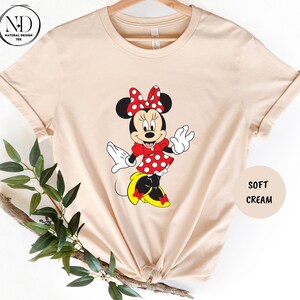 Vintage Minnie Mouse Portrait Shirt, Disneyworld Tee image 1