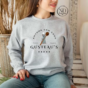 Ratatouille Sweatshirt, Remy Mouse Chef Shirt, Disneyworld Epcot Trip Tee image 3