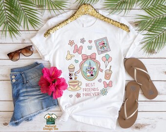 Girls Disney Best Friend Forever Shirt, Minnie and Daisy Shirt, Disneyland Shirt, Girls Weekend Shirt, Disney Girls Trip Shirt, Bff Gift Tee