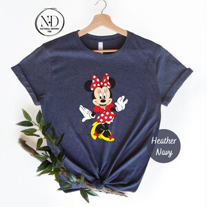 Vintage Minnie Mouse Portrait Shirt, Disneyworld Tee image 3
