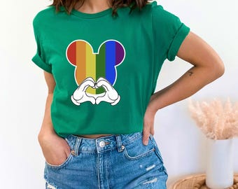 Love is love Mickey shirt, Disney Pride 2026 shirt, Disneyworld Disneyland shirts, Disney Lesbian Shirt, Disney Pride Month Shirt