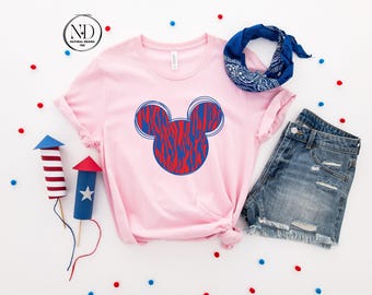 Disney Mickey Fourth Of July Shirts, Happy 4th of July Disney Shirt, Disney Patriotic, Disney Independence Day, Disney Fourth of July Tee