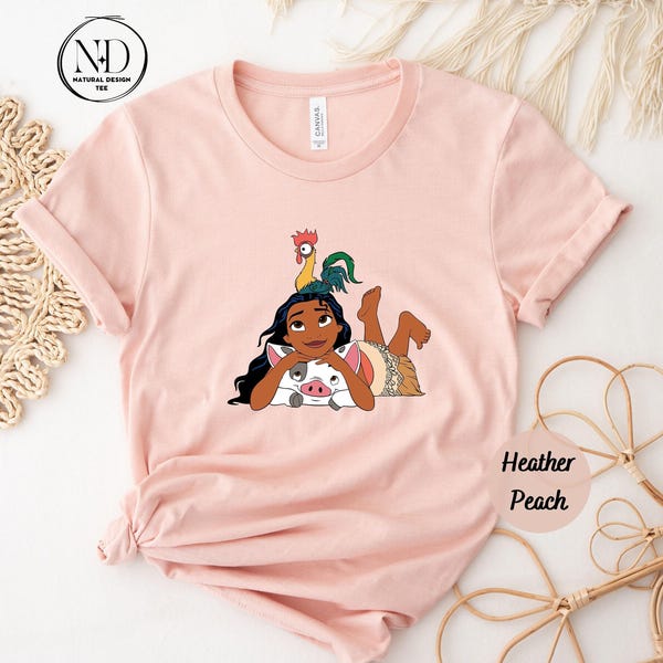 Disney Moana Shirt,Pua and Hei Hei Shirt, Disneyland Shirt, Hei Hei Shirt, Moana Gifts, Disney Family Shirt, Disneyland Tee,Disney World Tee