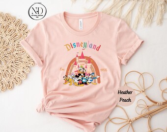 Disneyland Est 1955 California Shirt, Vintage Disneyland Shirt, Disneyland 1955 Shirt, Retro Disney Shirts, Retro Disney Shirt