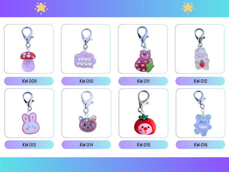 Handmade Stitch Markers, Resin Charms, Bag Zipper Pulls, Badge Swag, Grad Gifts 2026 image 6