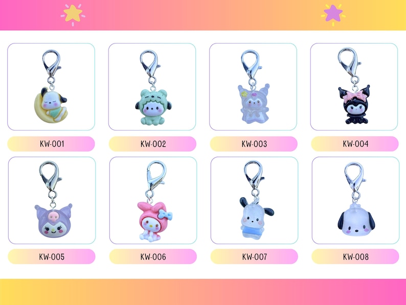 Handmade Stitch Markers, Resin Charms, Bag Zipper Pulls, Badge Swag, Grad Gifts 2026 image 5