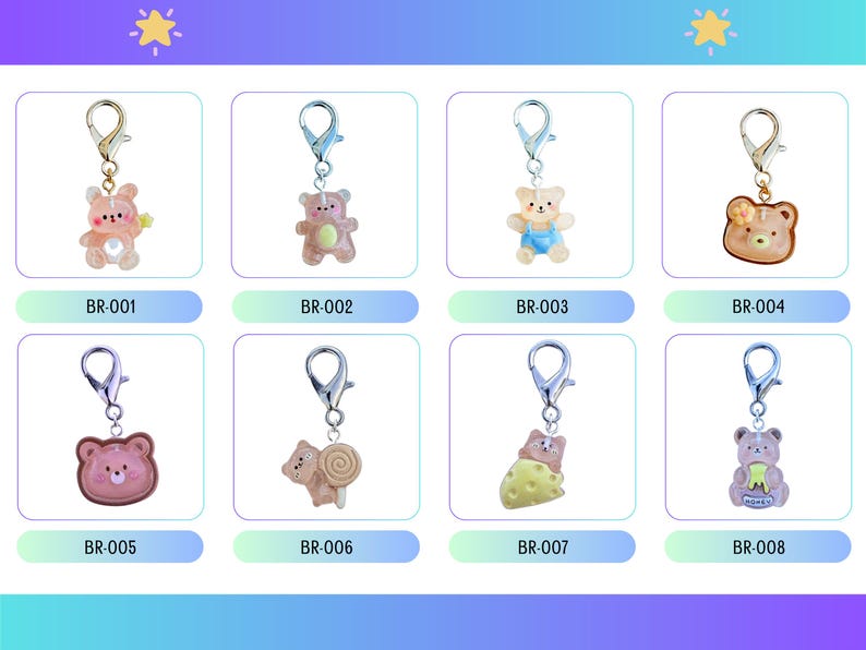 Handmade Stitch Markers, Resin Charms, Bag Zipper Pulls, Badge Swag, Grad Gifts 2026 image 3